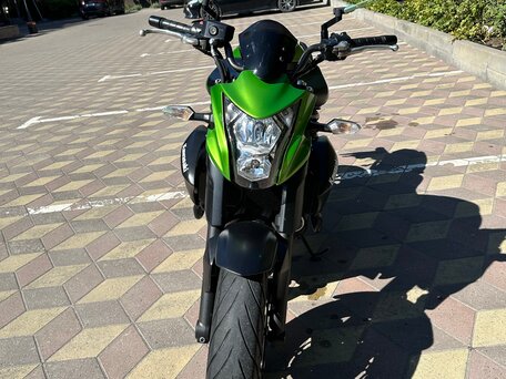 2015 Kawasaki ER-6N, зелёный, 600000 рублей, вид 2