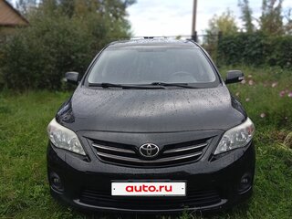 2010 Toyota Corolla X (E140, E150) Рестайлинг, чёрный, 1250000 рублей, вид 4