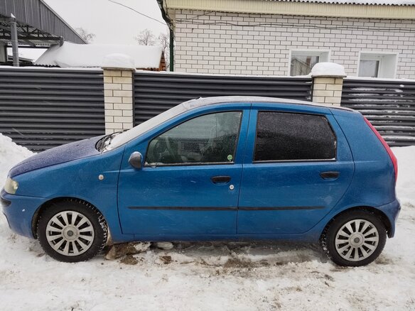 2003 Fiat Punto II, синий, 170000 рублей - вид 3