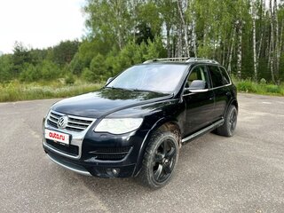 2008 Volkswagen Touareg I Рестайлинг, чёрный, 1500000 рублей, вид 1