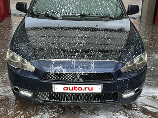 2007 Mitsubishi Lancer X, синий, 300000 рублей, вид 2