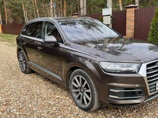 2016 Audi Q7 II (4M), коричневый, 4000000 рублей, вид 4