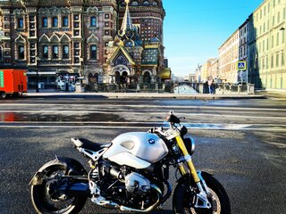 2016 BMW R Nine T, серебристый, 1250000 рублей, вид 1