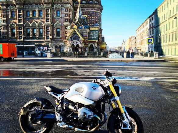 2016 BMW R Nine T, серебристый, 1250000 рублей