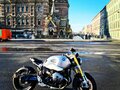 2016 BMW R Nine T, серебристый, 1250000 рублей