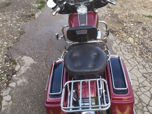 2000 Harley-Davidson Electra Glide, пурпурный, 700000 рублей - вид 8