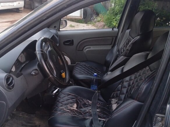2008 Renault Logan I, серый, 290000 рублей - вид 4