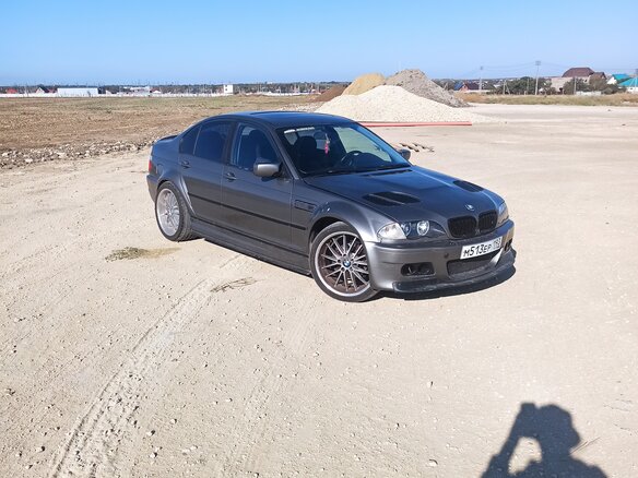 2002 BMW 3 серии 320i IV (E46) Рестайлинг, серебристый, 1000000 рублей - вид 7