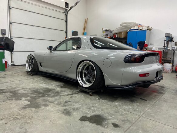 1997 Mazda RX-7 III (FD), серый - вид 4