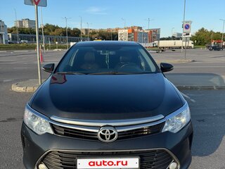 2016 Toyota Camry VII (XV50) Рестайлинг, чёрный, 1850000 рублей, вид 1
