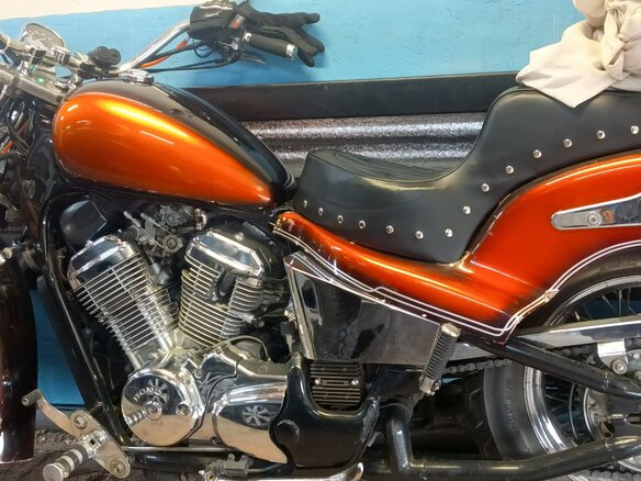 1993 Honda Steed 400, красный, 270000 рублей - вид 3
