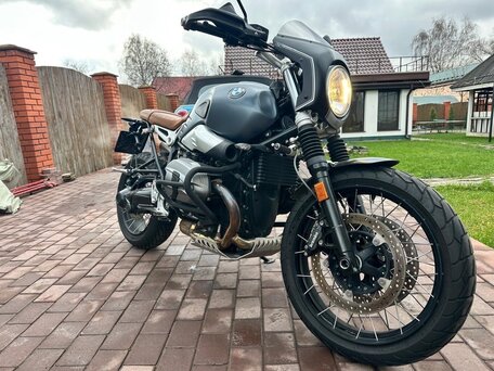 2019 BMW R Nine T Scrambler, серебристый, 1600000 рублей, вид 2