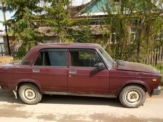 2006 Lada (ВАЗ) 2107, пурпурный, 150000 рублей, вид 5