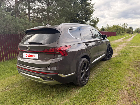 2021 Hyundai Santa Fe IV Рестайлинг, коричневый, 3450000 рублей - вид 6
