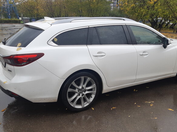 2018 Mazda 6 III (GJ) Рестайлинг, белый, 1800000 рублей - вид 1