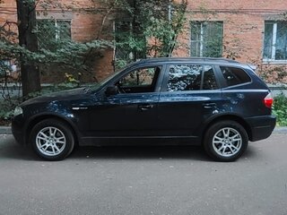2008 BMW X3 25i I (E83) Рестайлинг, синий, 1250000 рублей, вид 3