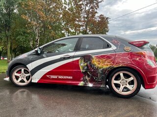 2008 Honda Civic VIII, красный, 730000 рублей, вид 4
