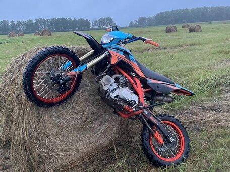 2023 Kayo Evolution YX140EM, синий, 85000 рублей, вид 2