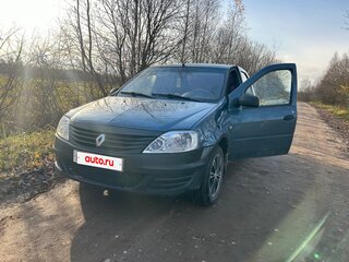 2013 Renault Logan I Рестайлинг, синий, 460000 рублей, вид 3
