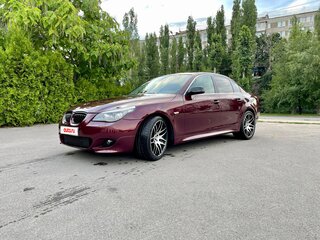 2008 BMW 5 серии 525i V (E60/E61) Рестайлинг, красный, 1700000 рублей, вид 2