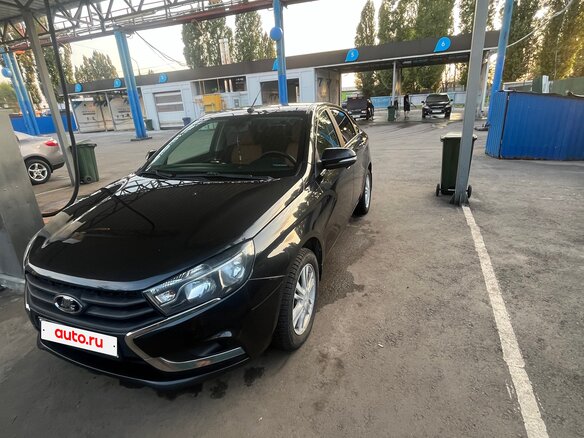 2018 Lada (ВАЗ) Vesta I, чёрный, 750000 рублей - вид 2