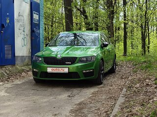 2014 Skoda Octavia RS III, зелёный, 1600000 рублей, вид 5