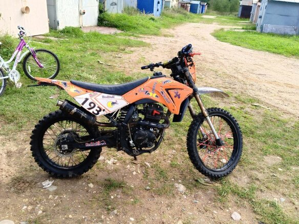 2011 Irbis TTR 250, оранжевый, 55000 рублей - вид 4