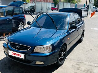 2006 Hyundai Accent ТагАЗ II, синий, 550000 рублей, вид 1