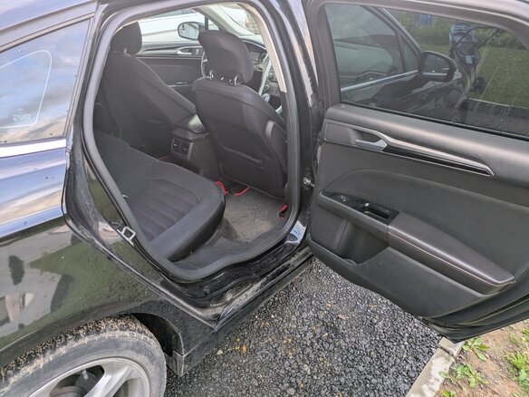 2013 Ford Fusion (North America) II, чёрный - вид 9