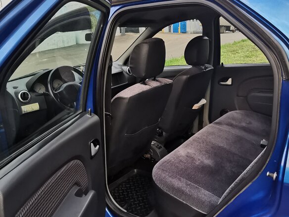 2007 Renault Logan I, синий, 400000 рублей - вид 7
