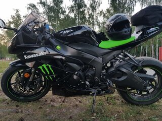 2009 Kawasaki ZX-6 Ninja, чёрный, 630000 рублей, вид 3