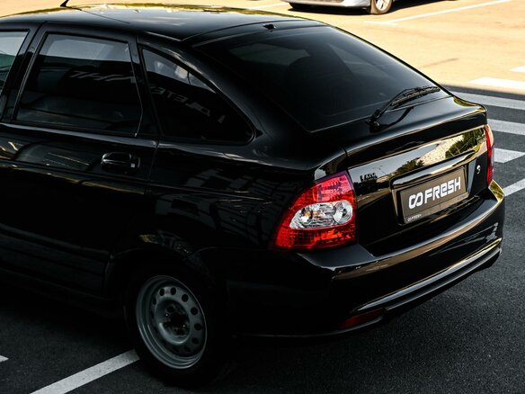 2011 Lada (ВАЗ) Priora I, чёрный, 509000 рублей - вид 6