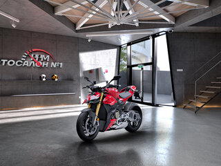 2026 Ducati Streetfighter V4, красный, 3400000 рублей, вид 1