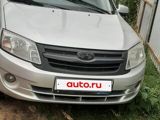 2014 Lada (ВАЗ) Granta I, серебристый, 350000 рублей, вид 3