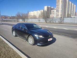 2018 Toyota Camry VIII (XV70), синий, 2222000 рублей, вид 4