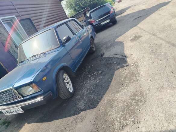 2000 Lada (ВАЗ) 2107, синий, 70000 рублей - вид 7
