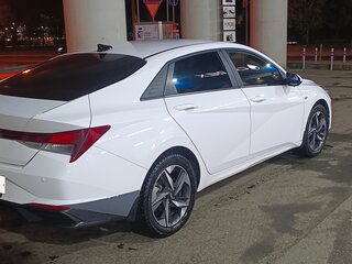 2023 Hyundai Elantra VII (CN7), белый, 2200000 рублей, вид 4