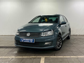2019 Volkswagen Polo V Рестайлинг, серый, 1060000 рублей, вид 2