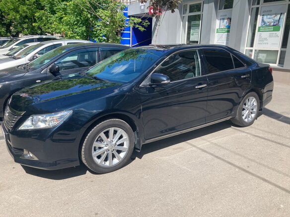 2014 Toyota Camry VII (XV50), чёрный - вид 1