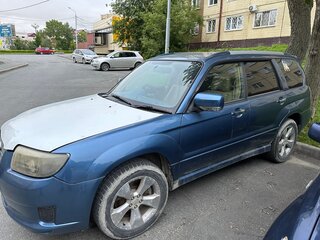 2007 Subaru Forester II Рестайлинг, синий, 650000 рублей, вид 1
