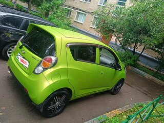 2012 Chevrolet Spark III, зелёный, 450000 рублей, вид 3