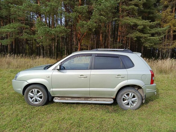 2008 Hyundai Tucson I, серебристый, 530000 рублей - вид 7