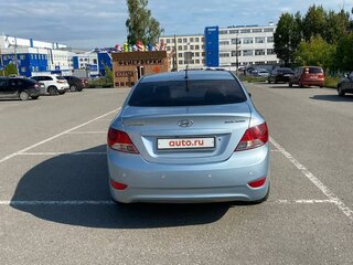 2011 Hyundai Solaris I, голубой, 950000 рублей, вид 4
