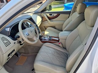 2017 Infiniti QX70, белый, 3100000 рублей, вид 4