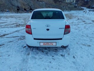 2015 Lada (ВАЗ) Granta I, белый, 465000 рублей, вид 4