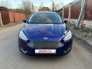 2016 Ford Focus III Рестайлинг, синий, 1090000 рублей, вид 3