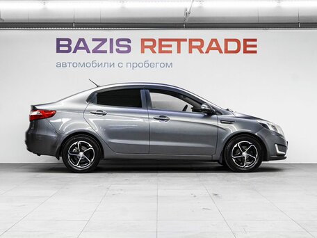 2012 Kia Rio 4-speed III, серый, 649000 рублей, вид 4
