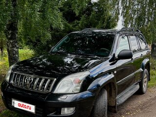 2008 Toyota Land Cruiser Prado 4-speed 120 Series Рестайлинг, чёрный, 1800000 рублей, вид 1