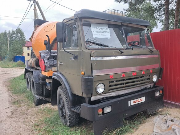 1996 КамАЗ Автобетоносмеситель, зелёный, 850000 рублей