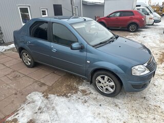 2012 Renault Logan I Рестайлинг, синий, 675000 рублей, вид 3